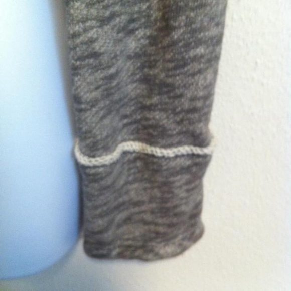 FREE PEOPLE Knit Hooded Denim Jean Jacket Deconstructed Distressed F433J138A - Picture 8 of 13